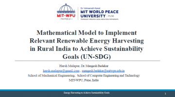 Harsh Malapur Presentation